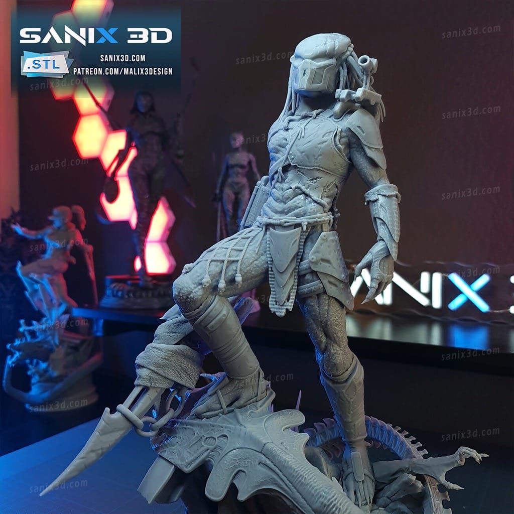 P站图纸印象馆 Sanix3d 异形对铁血战士 Sanix3d 异形对铁血战士