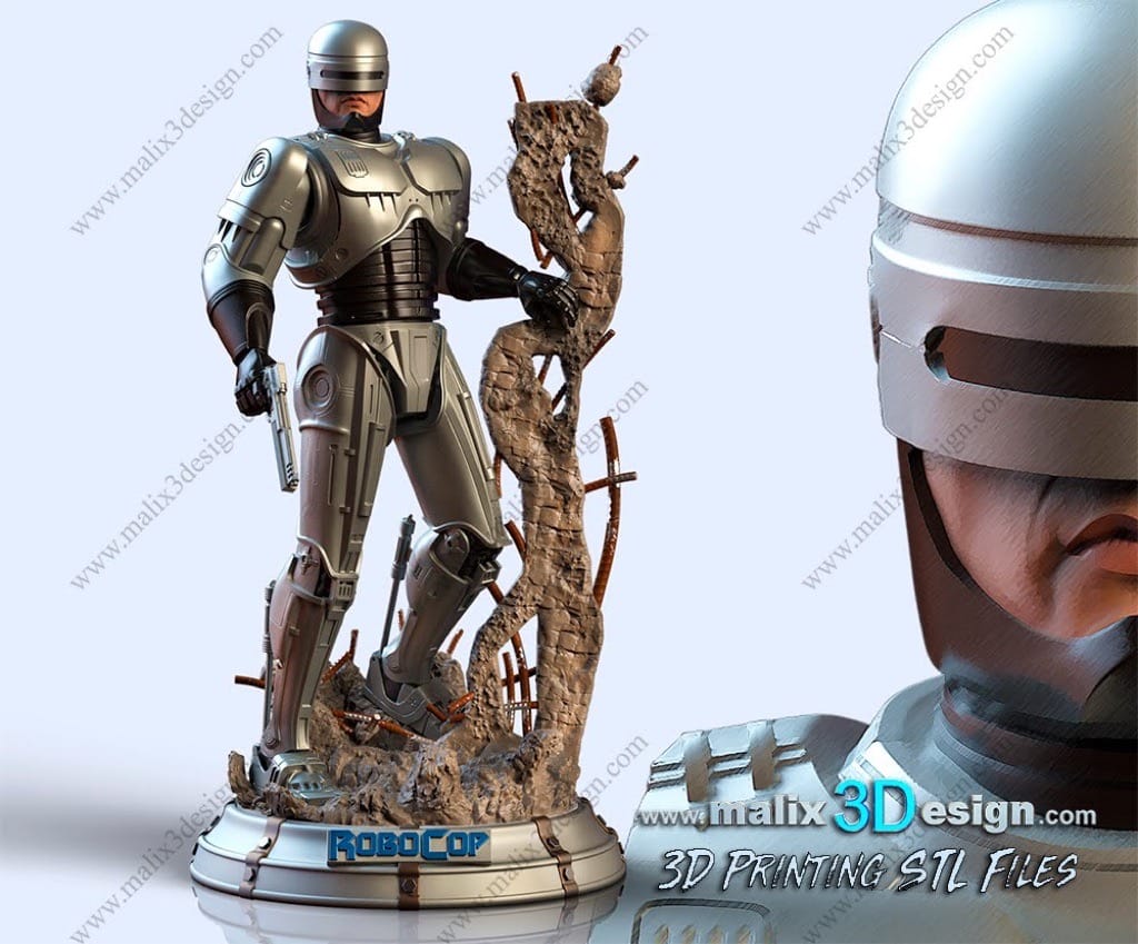 P站图纸印象馆 Sanix3d 机械战警 Sanix3d 机械战警