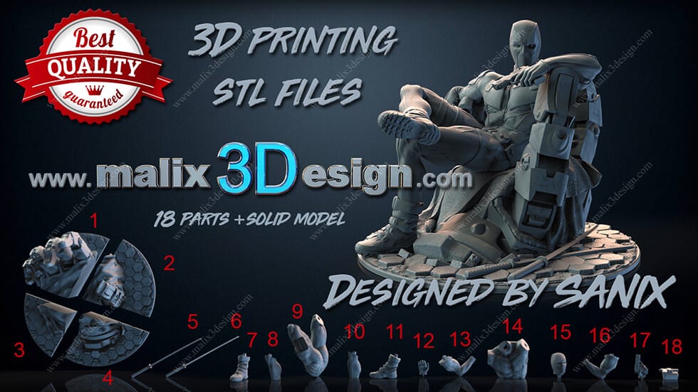 P站图纸印象馆 Sanix3d 漫威 死待 Sanix3d 漫威 死待