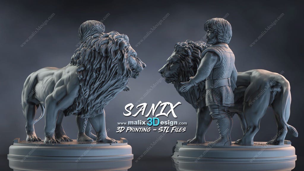 P站图纸印象馆 Sanix3d 权力的游戏 小恶魔提利昂 Sanix3d 权力的游戏 小恶魔提利昂