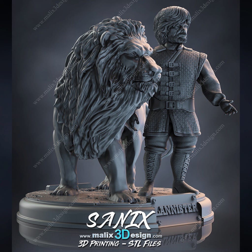 P站图纸印象馆 Sanix3d 权力的游戏 小恶魔提利昂 Sanix3d 权力的游戏 小恶魔提利昂
