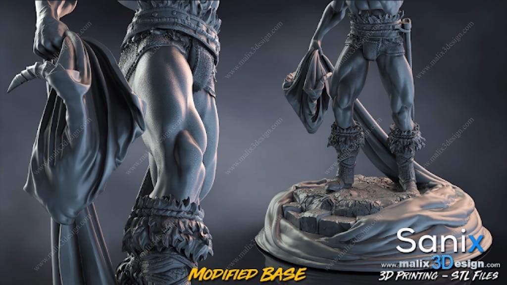 P站图纸印象馆 Sanix3d 野蛮人柯南 Sanix3d 野蛮人柯南