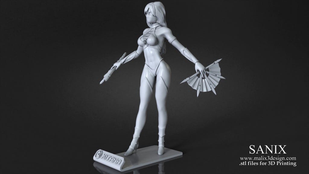 P站图纸印象馆 Sanix3d 真人快打 吉塔娜 Sanix3d 真人快打 吉塔娜