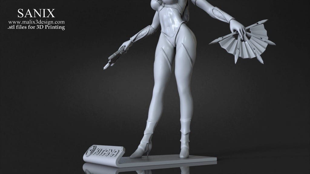 P站图纸印象馆 Sanix3d 真人快打 吉塔娜 Sanix3d 真人快打 吉塔娜