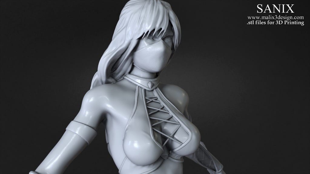 P站图纸印象馆 Sanix3d 真人快打 吉塔娜 Sanix3d 真人快打 吉塔娜