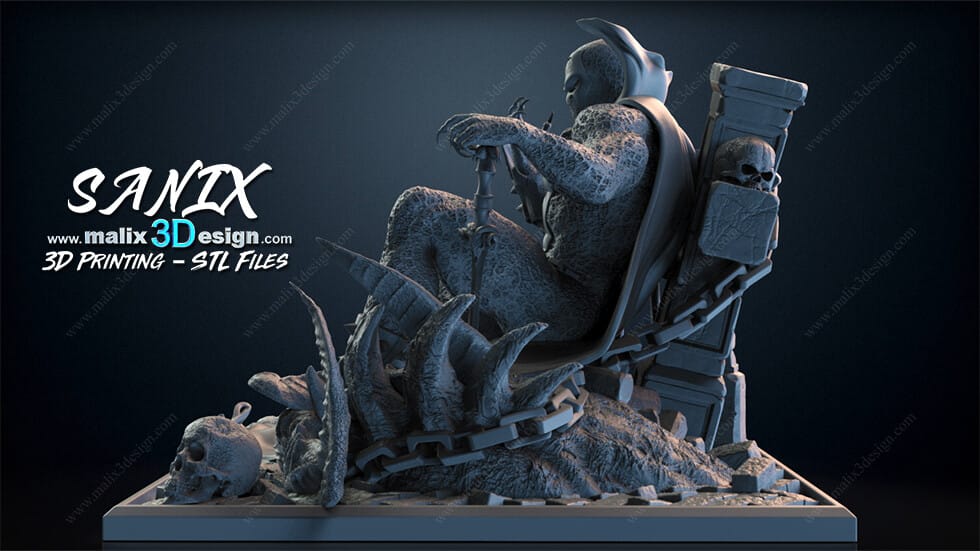 P站图纸印象馆 Sanix3d 再生侠 Sanix3d 再生侠