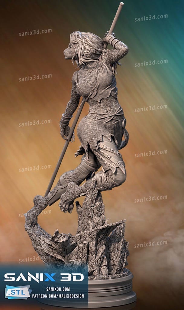 P站图纸印象馆 Sanix3d 霹雳猫 豹猫 Sanix3d 霹雳猫 豹猫