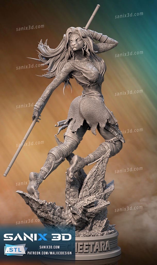 P站图纸印象馆 Sanix3d 霹雳猫 豹猫 Sanix3d 霹雳猫 豹猫