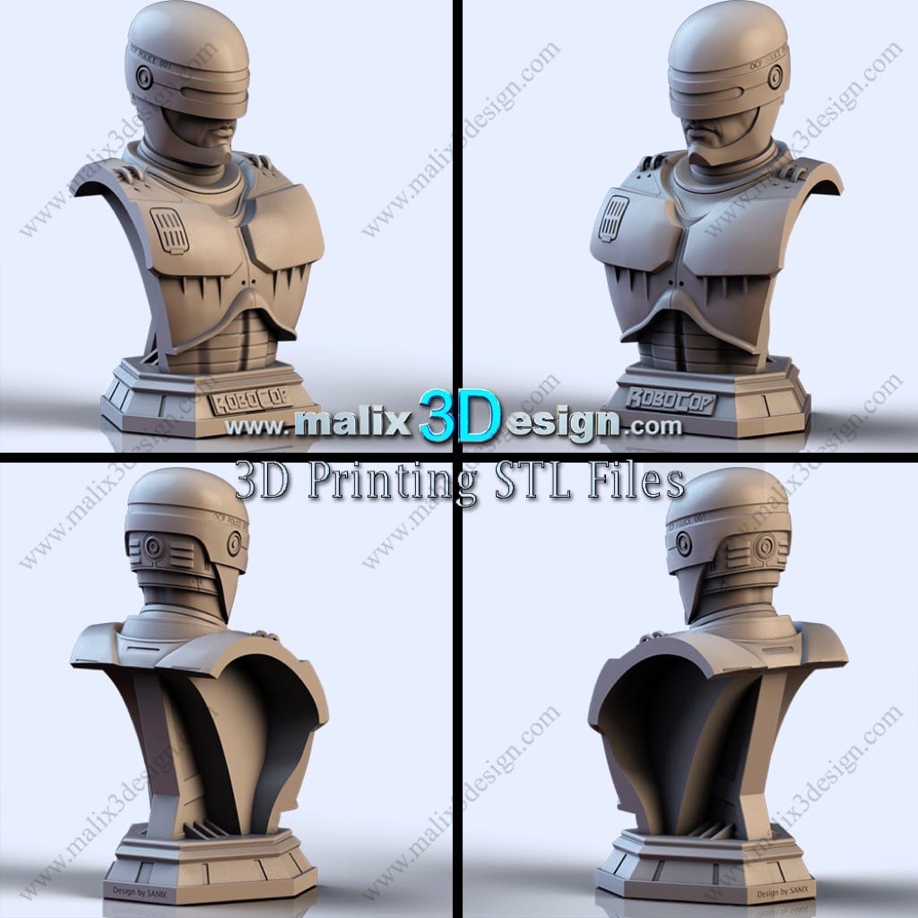 P站图纸印象馆 Sanix3d 机械战警 Sanix3d 机械战警