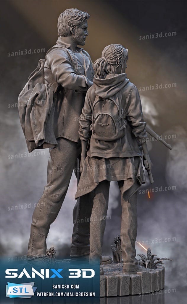 P站图纸印象馆 Sanix3d 最后生还者 乔尔和艾莉 Sanix3d 最后生还者 乔尔和艾莉