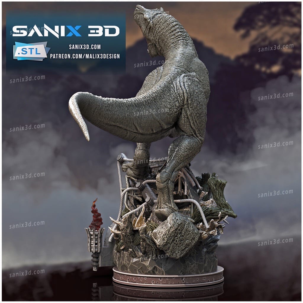 P站图纸印象馆 Sanix3d 侏罗纪公园 Sanix3d 侏罗纪公园