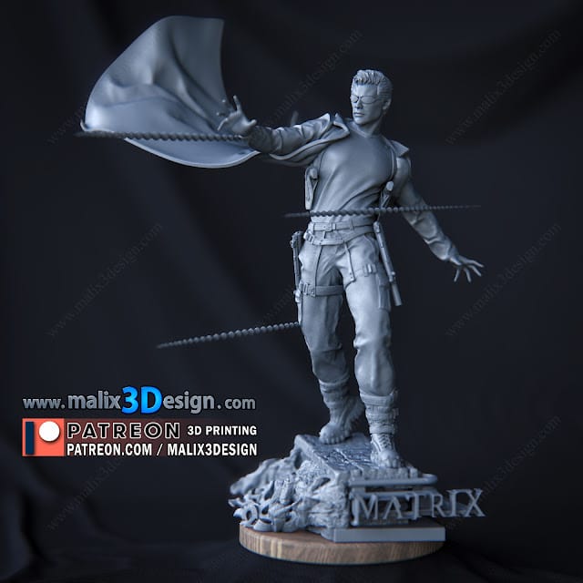 P站图纸印象馆 Sanix3d 黑客帝国 尼奥 Sanix3d 黑客帝国 尼奥