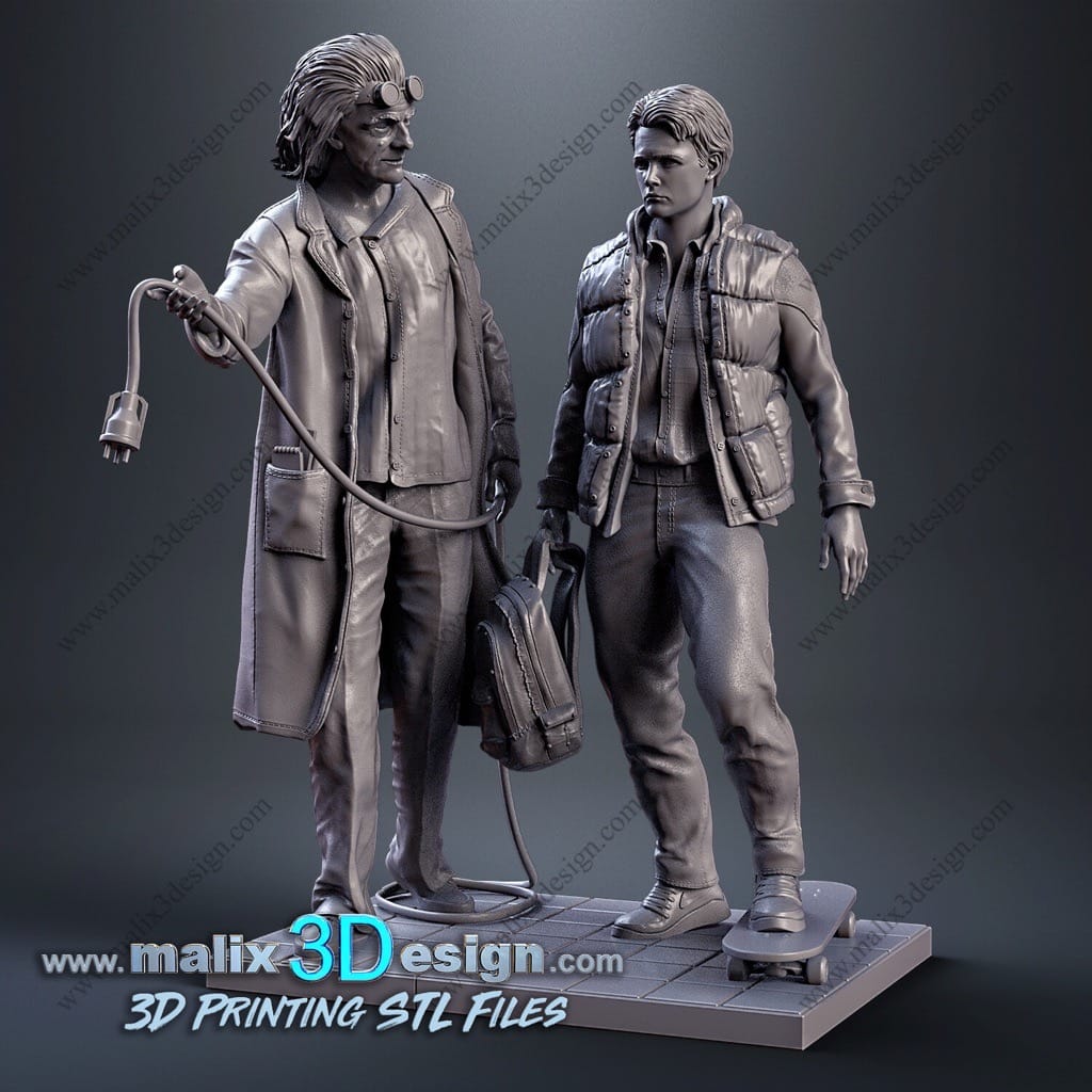 P站图纸印象馆 Sanix3d 回到未来 Sanix3d 回到未来