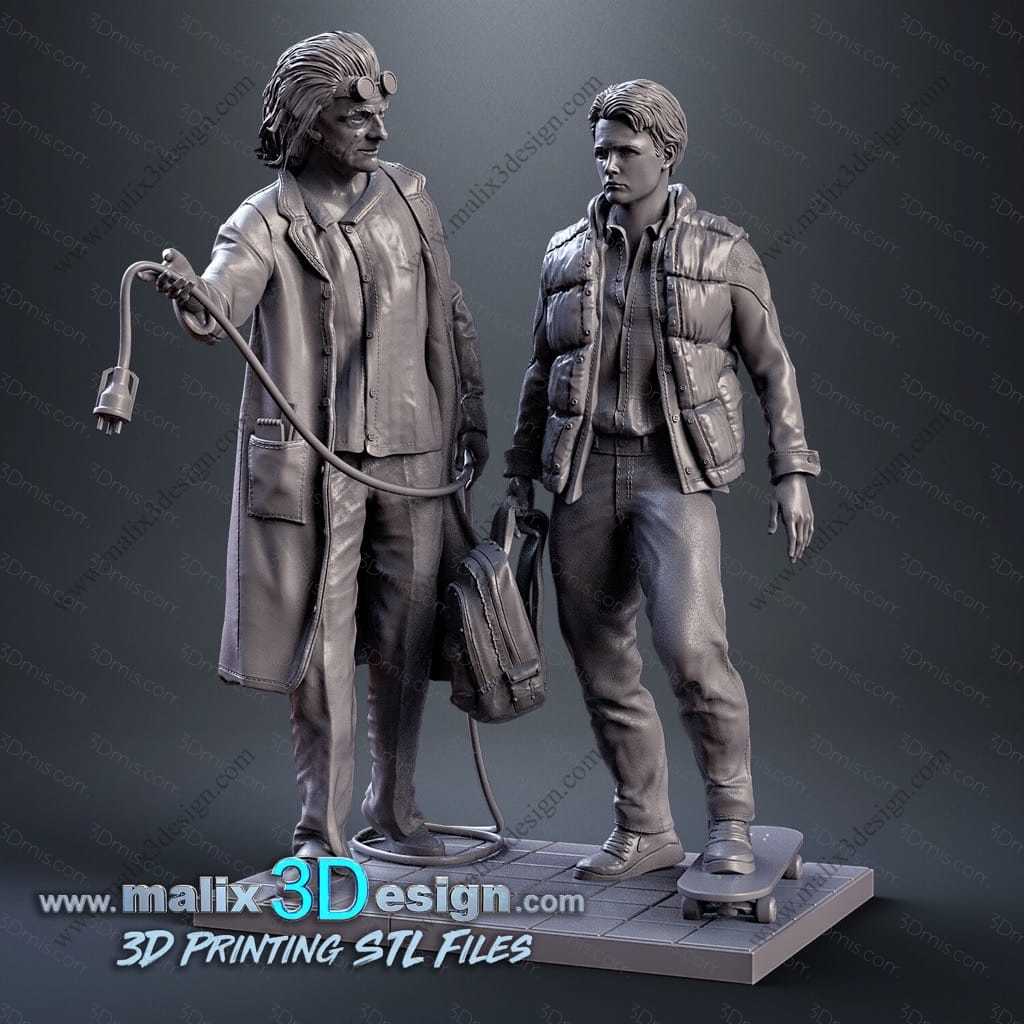 P站图纸印象馆 Sanix3d 回到未来 Sanix3d 回到未来