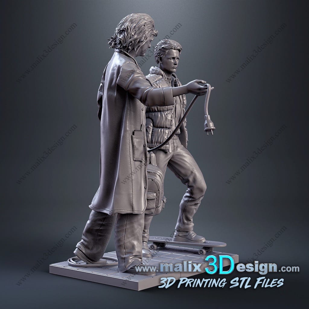 P站图纸印象馆 Sanix3d 回到未来 Sanix3d 回到未来