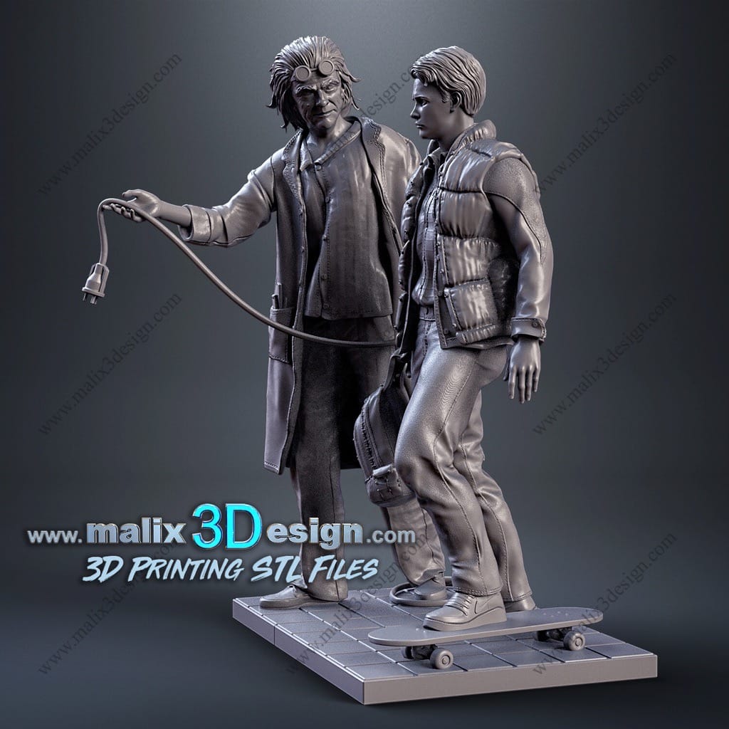 P站图纸印象馆 Sanix3d 回到未来 Sanix3d 回到未来