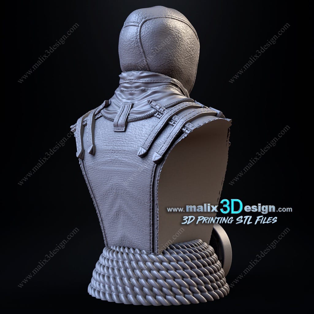 P站图纸印象馆 Sanix3d 真人快打 蝎子 Sanix3d 真人快打 蝎子