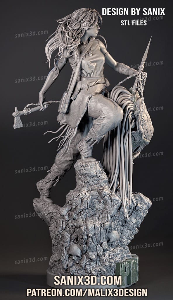 P站图纸印象馆 Sanix3d 铁血战士 猎物 Sanix3d 铁血战士 猎物