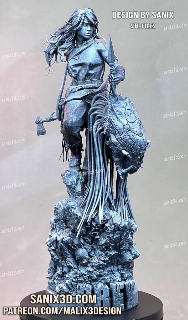 P站图纸印象馆 Sanix3d 铁血战士 猎物 Sanix3d 铁血战士 猎物