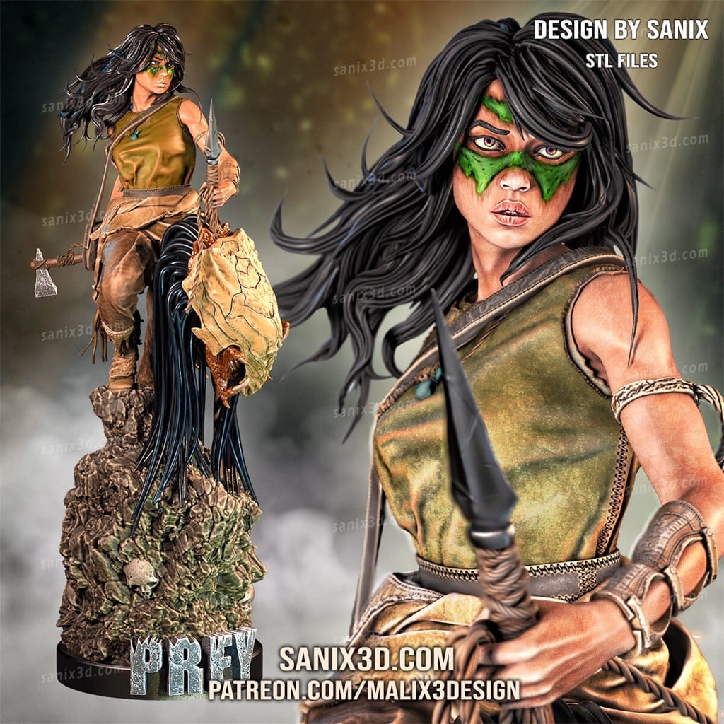 P站图纸印象馆 Sanix3d 铁血战士 猎物 Sanix3d 铁血战士 猎物