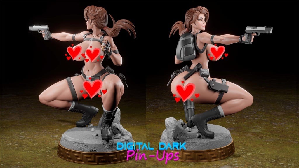 P站图纸印象馆 Digital Dark 古墓丽影 劳拉克劳馥 Digital Dark 古墓丽影 劳拉克劳馥