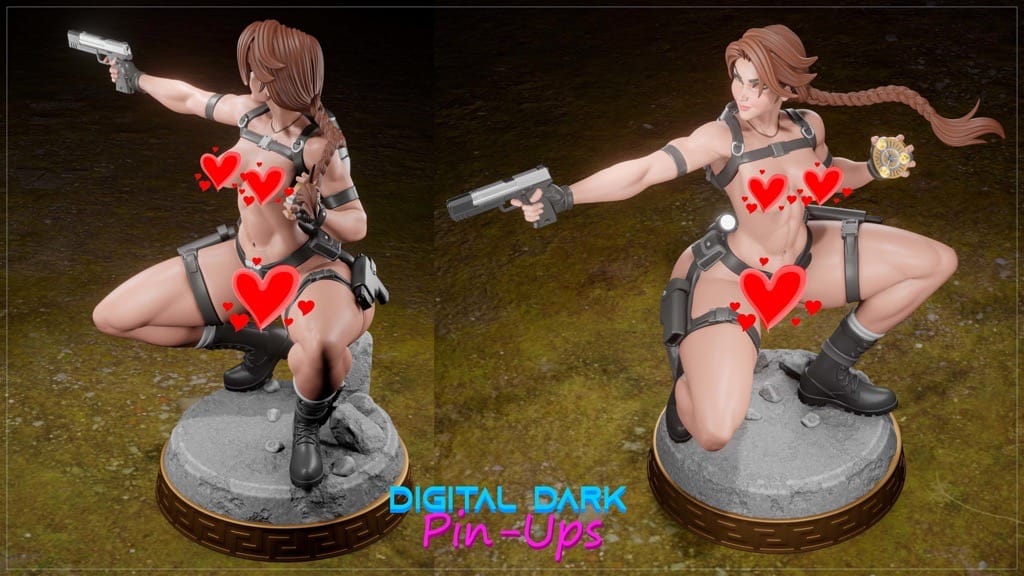 P站图纸印象馆 Digital Dark 古墓丽影 劳拉克劳馥 Digital Dark 古墓丽影 劳拉克劳馥