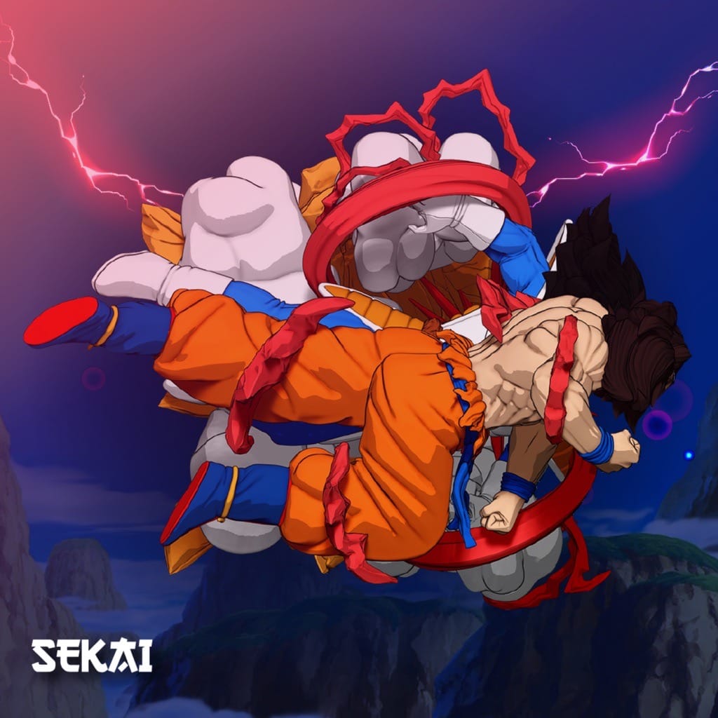 P站图纸印象馆 Sekai 龙珠 悟空对贝吉塔 Sekai 龙珠 悟空对贝吉塔