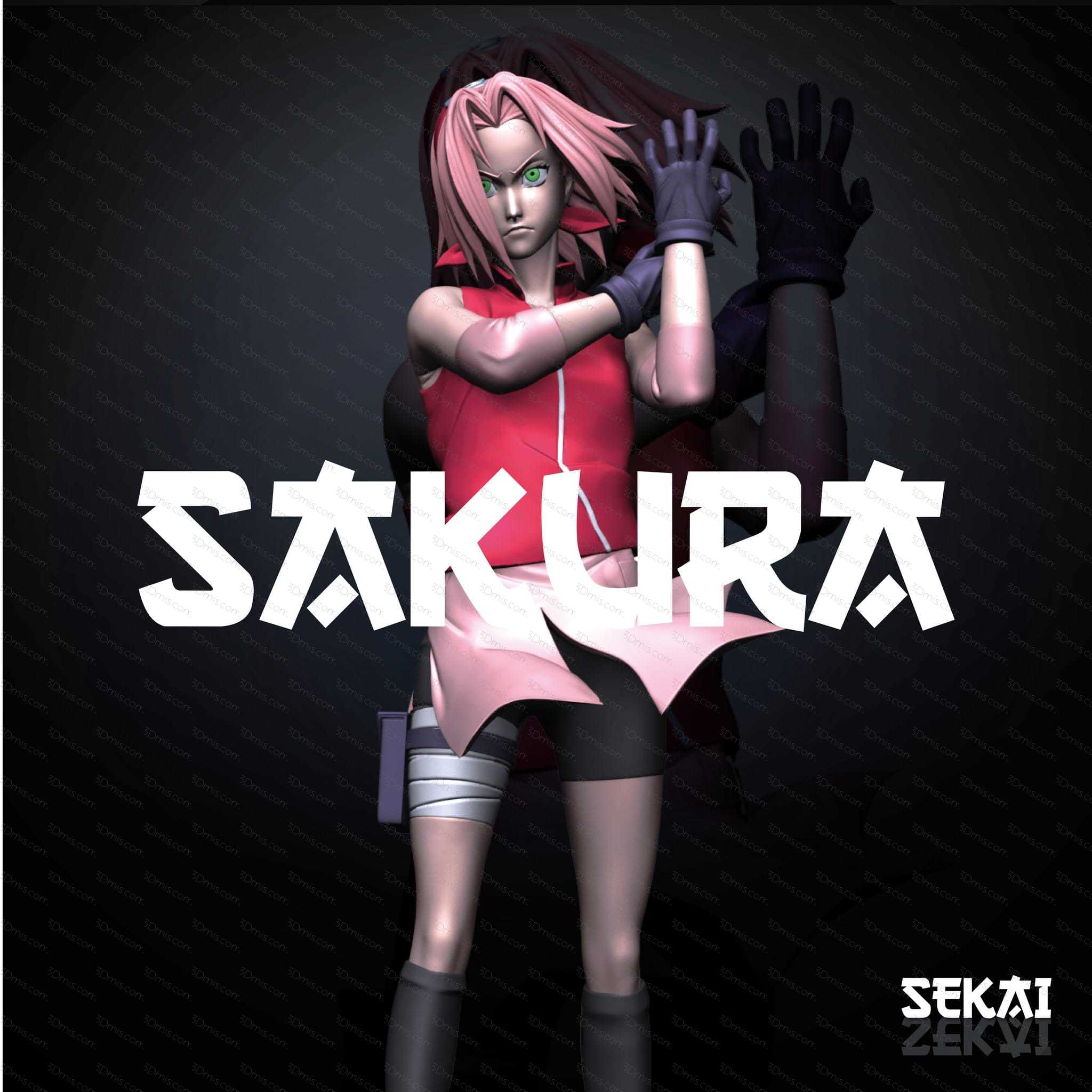 P站图纸印象馆 Sekai 火影忍者 春野樱 Sekai 火影忍者 春野樱