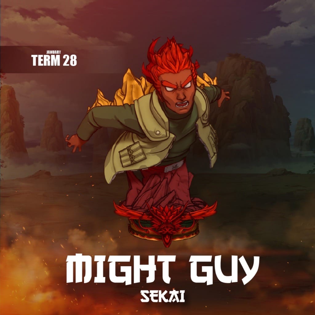 P站图纸印象馆 Sekai 火影忍者 迈特·凯 Sekai 火影忍者 迈特·凯