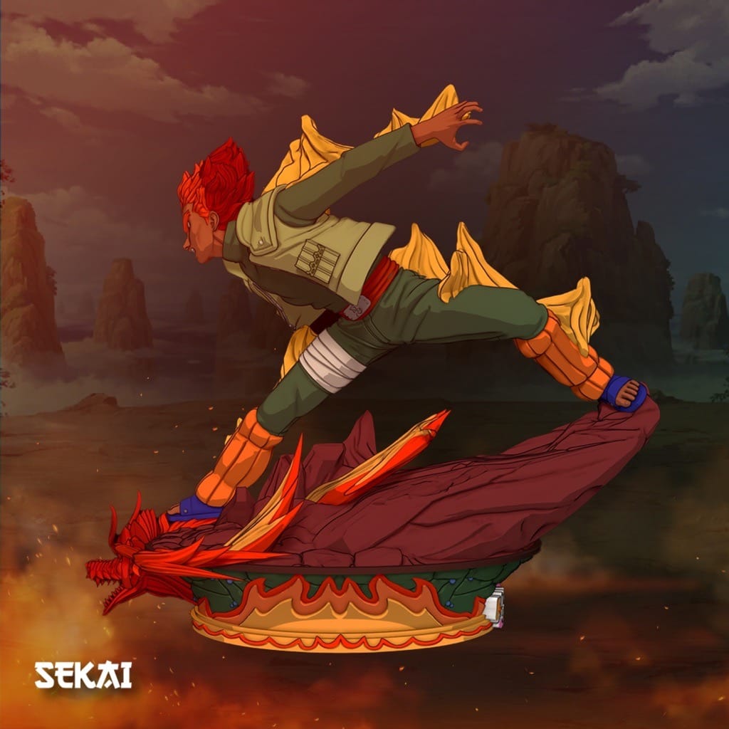 P站图纸印象馆 Sekai 火影忍者 迈特·凯 Sekai 火影忍者 迈特·凯