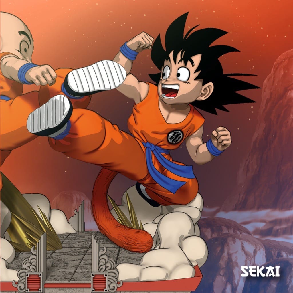 P站图纸印象馆 Sekai 龙珠 悟空对小林 Sekai 龙珠 悟空对小林