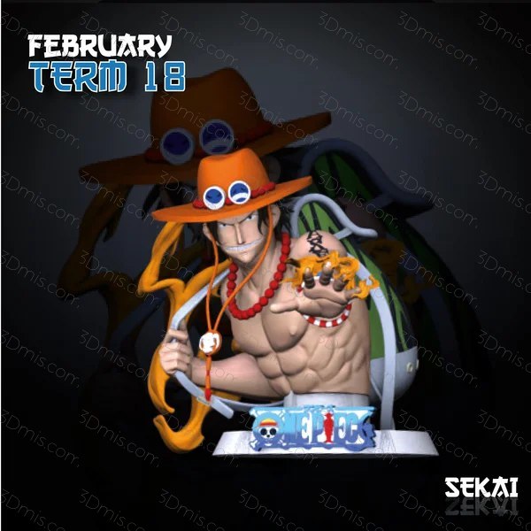 P站图纸印象馆 Sekai 海贼王 波特卡斯·D·艾斯 Sekai 海贼王 波特卡斯·D·艾斯