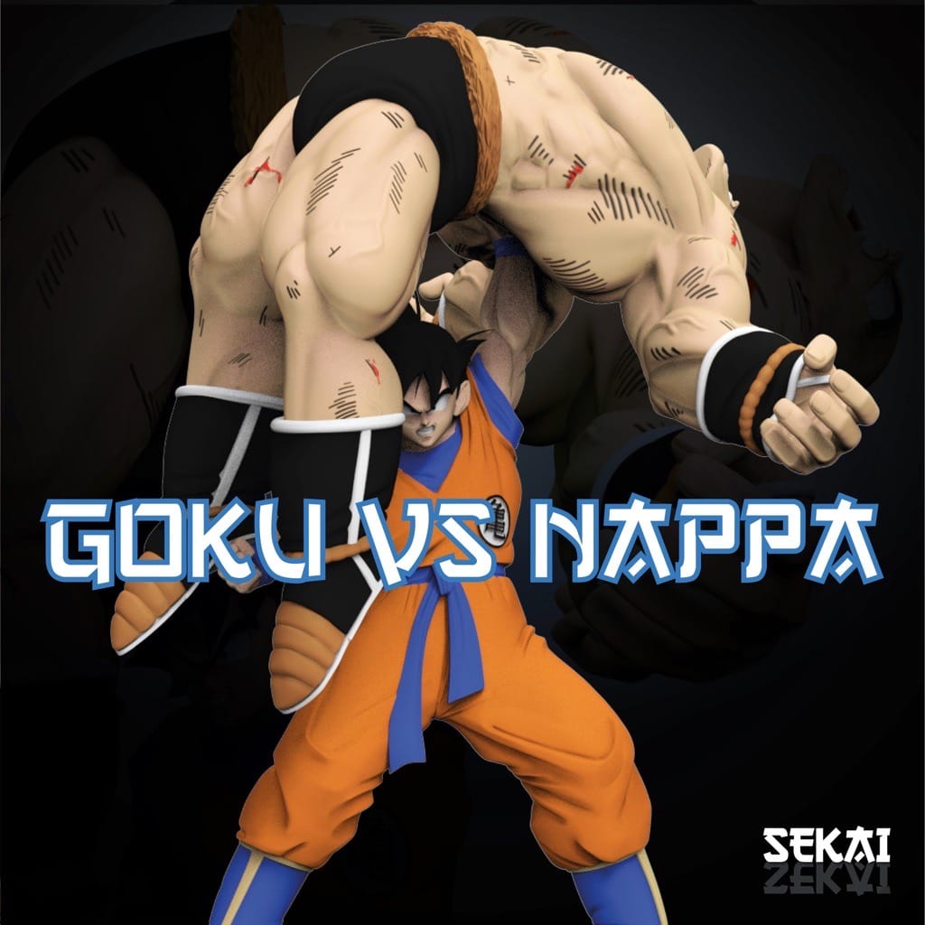 P站图纸印象馆 Sekai 龙珠 悟空对那巴 Sekai 龙珠 悟空对那巴