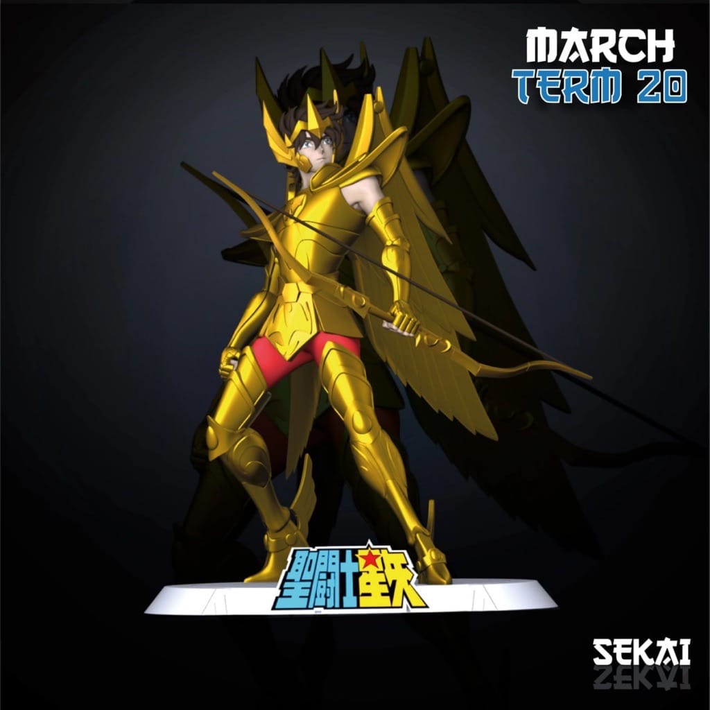 P站图纸印象馆 Sekai 圣斗士星矢 射手艾俄洛斯 Sekai 圣斗士星矢 射手艾俄洛斯