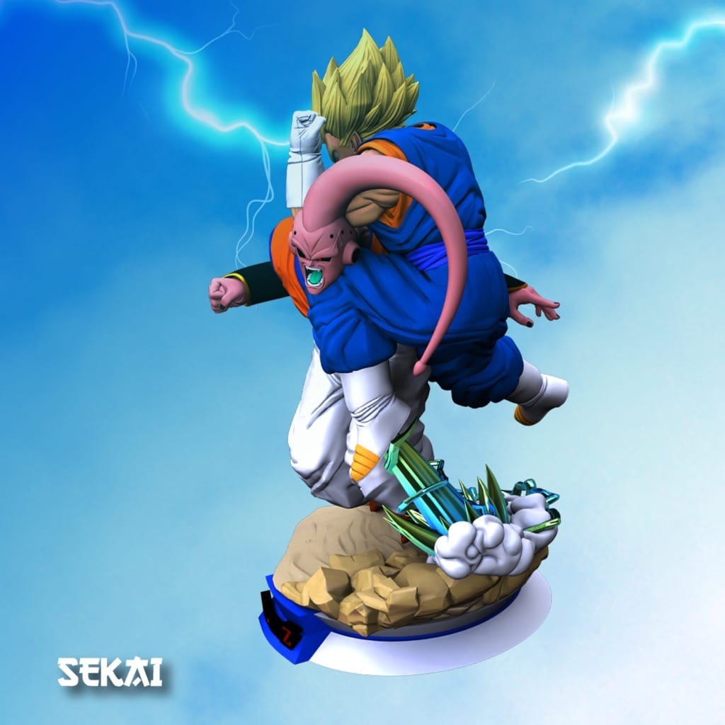 P站图纸印象馆 Sekai 龙珠 贝吉特对魔人布欧 Sekai 龙珠 贝吉特对魔人布欧