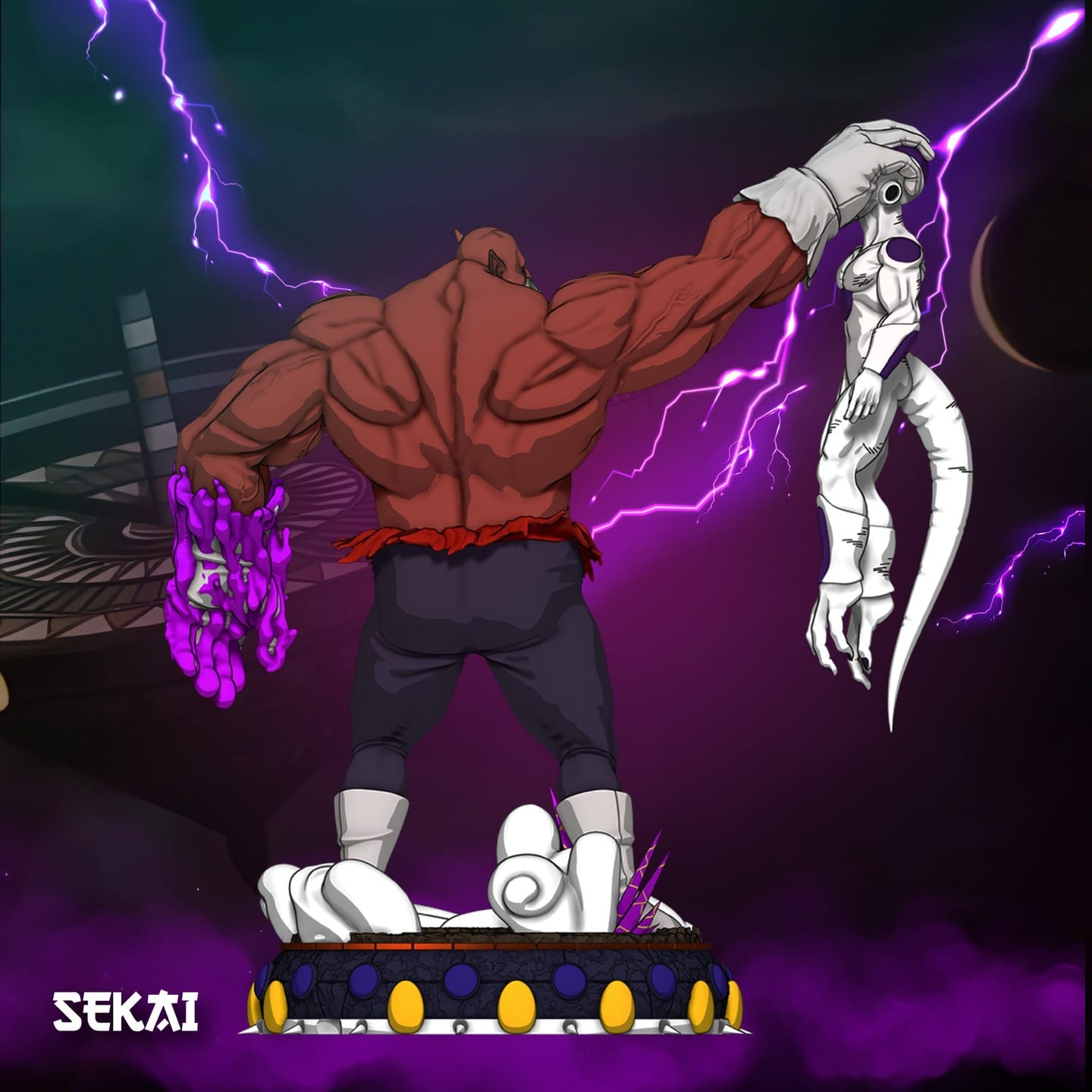 P站图纸印象馆 Sekai 龙珠 托破对弗利萨 Sekai 龙珠 托破对弗利萨