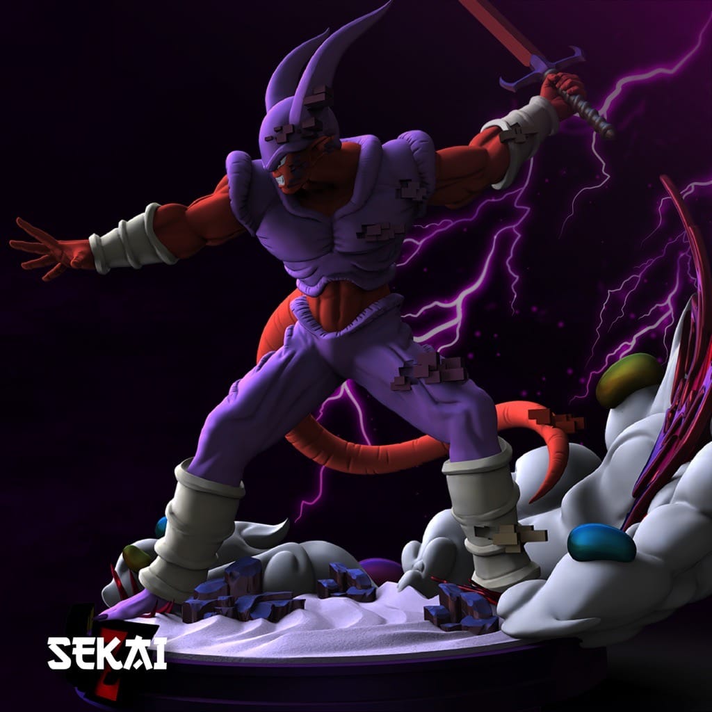 P站图纸印象馆 Sekai 龙珠 悟空对邪念波 Sekai 龙珠 悟空对邪念波