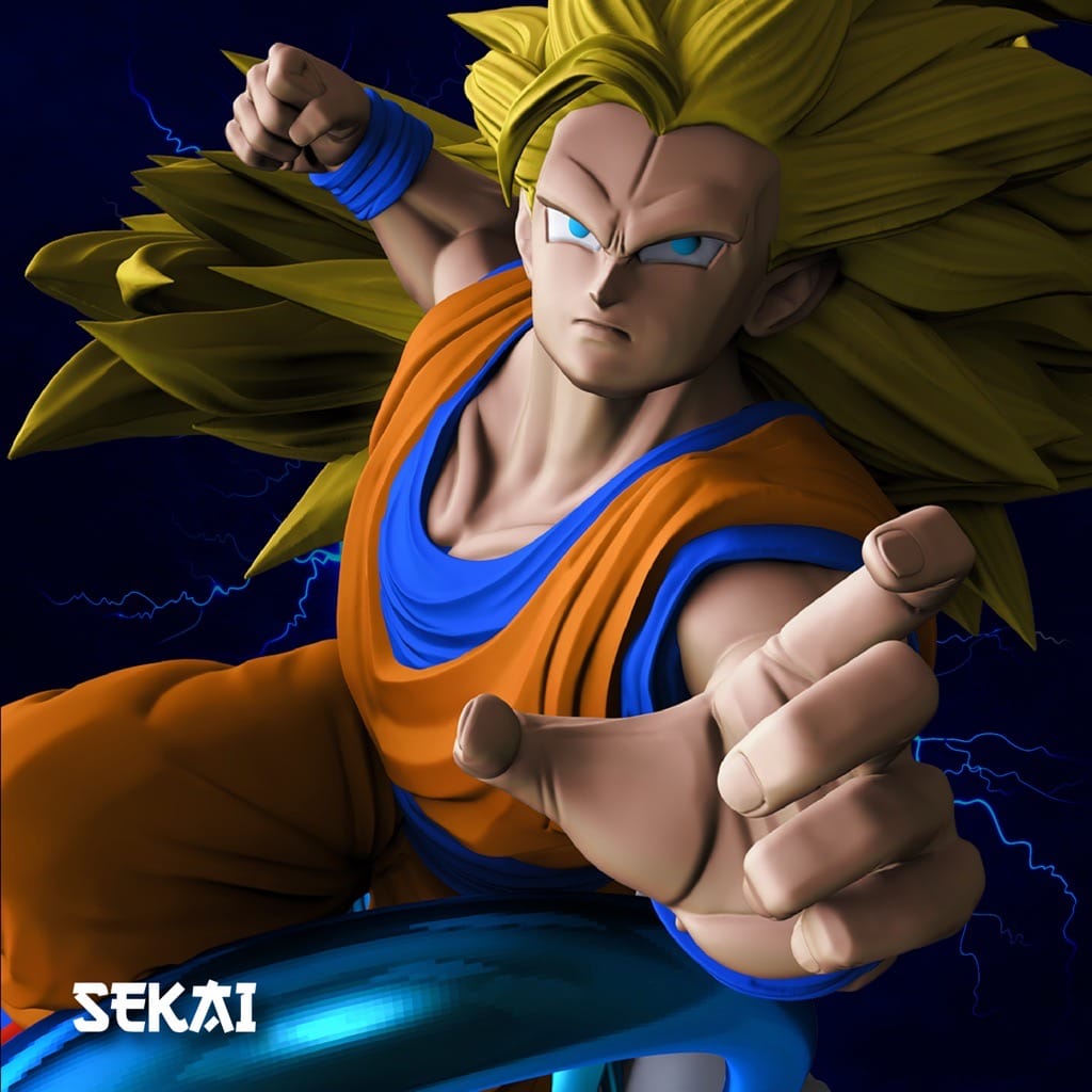 P站图纸印象馆 Sekai 龙珠 悟空对邪念波 Sekai 龙珠 悟空对邪念波