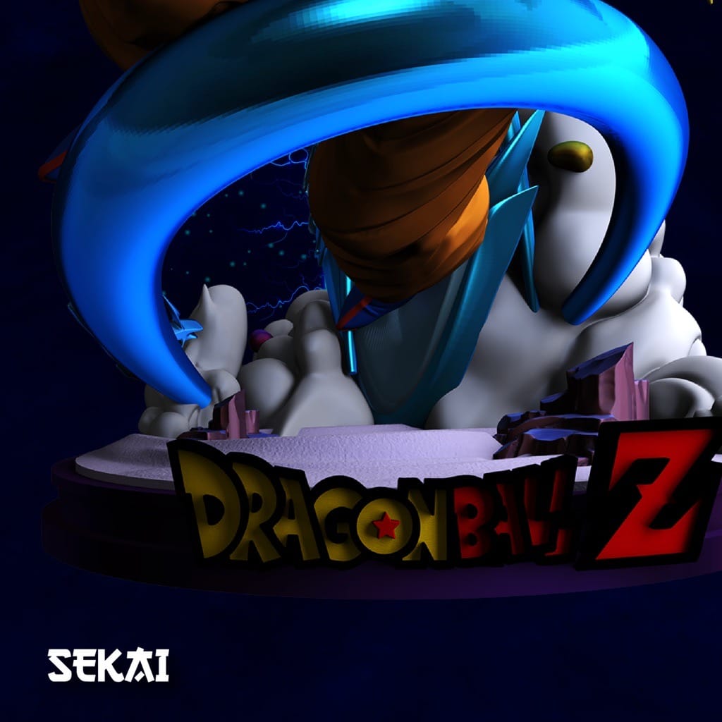 P站图纸印象馆 Sekai 龙珠 悟空对邪念波 Sekai 龙珠 悟空对邪念波