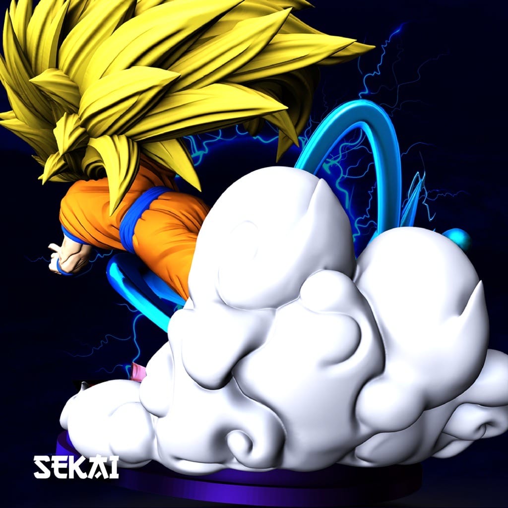 P站图纸印象馆 Sekai 龙珠 悟空对邪念波 Sekai 龙珠 悟空对邪念波