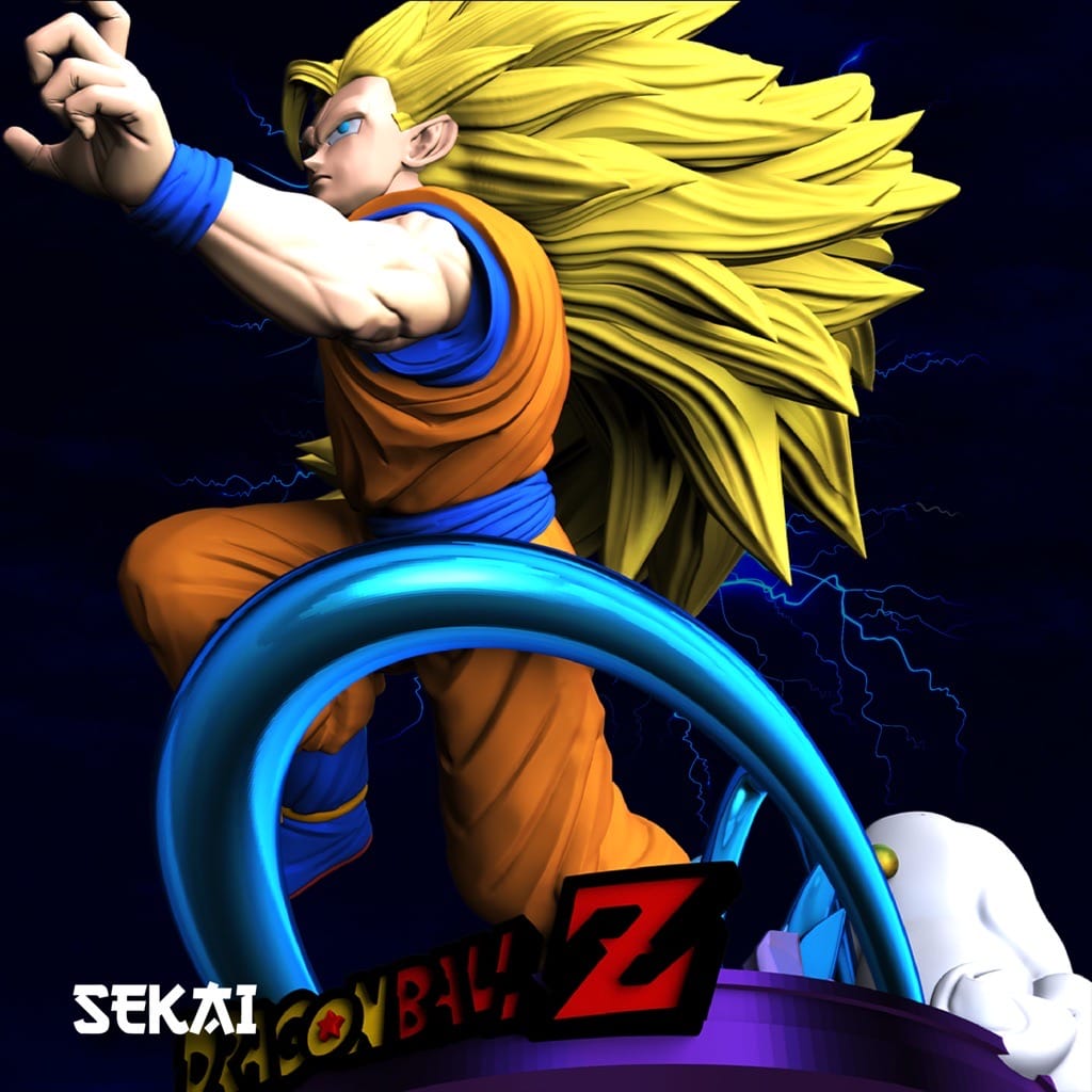 P站图纸印象馆 Sekai 龙珠 悟空对邪念波 Sekai 龙珠 悟空对邪念波