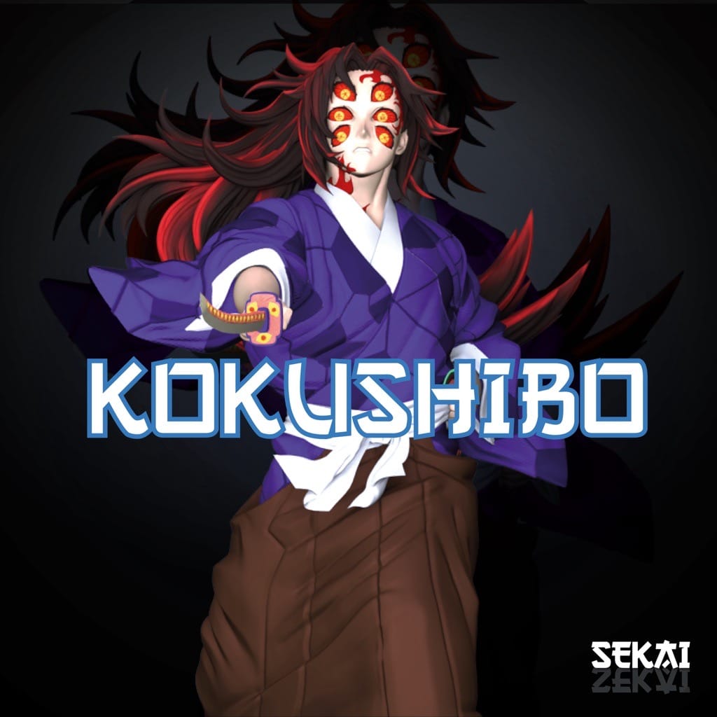 P站图纸印象馆 Sekai 鬼灭之刃 黑死牟 Sekai 鬼灭之刃 黑死牟