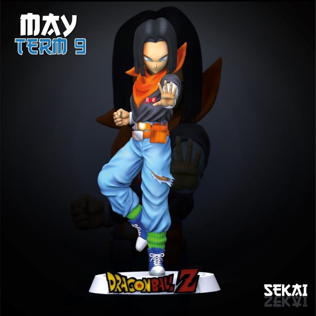 P站图纸印象馆 Sekai 龙珠 人造人17号和贝吉塔 Sekai 龙珠 人造人17号和贝吉塔