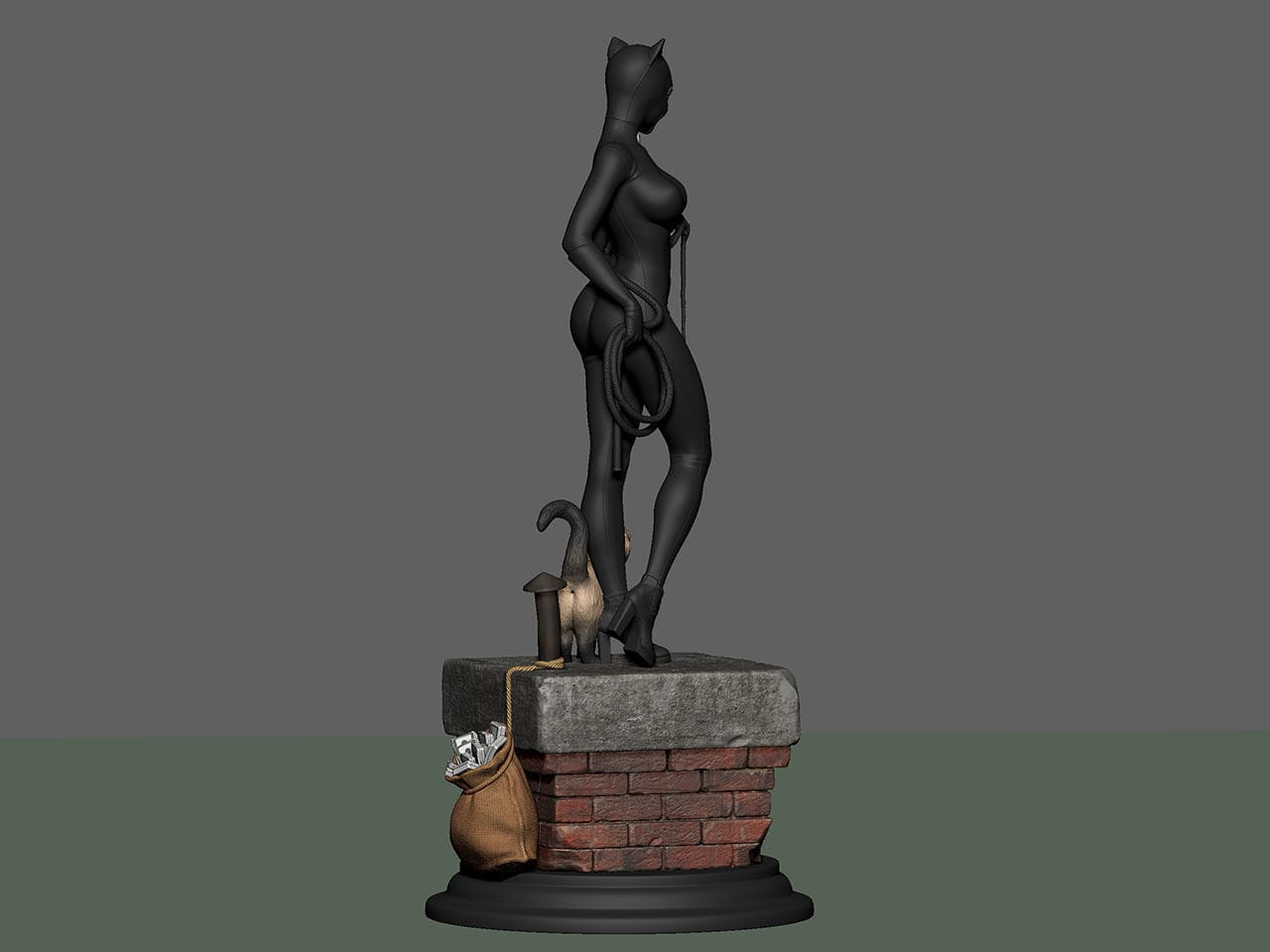 P站图纸印象馆 Stepanov DC漫画 猫女 Stepanov DC漫画 猫女