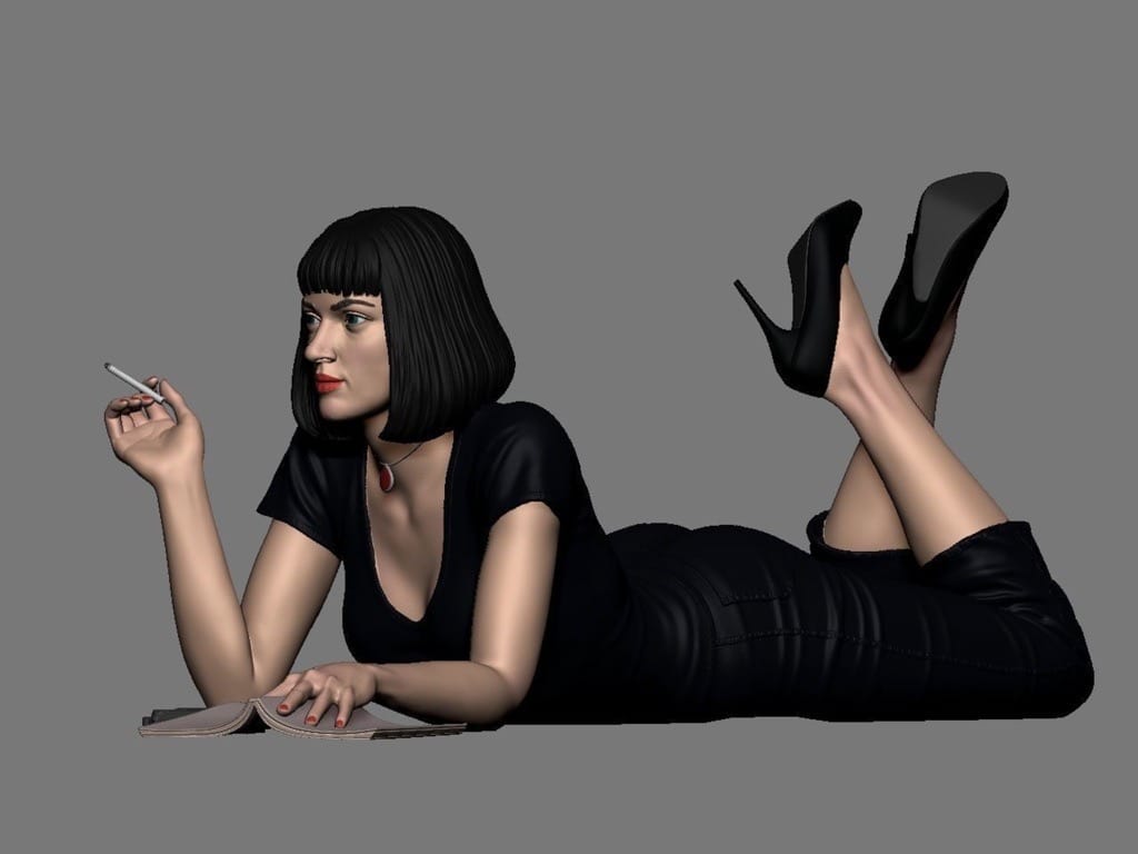 P站图纸印象馆 Stepanov 低俗小说 中米娅·华莱士 Stepanov 低俗小说 中米娅·华莱士