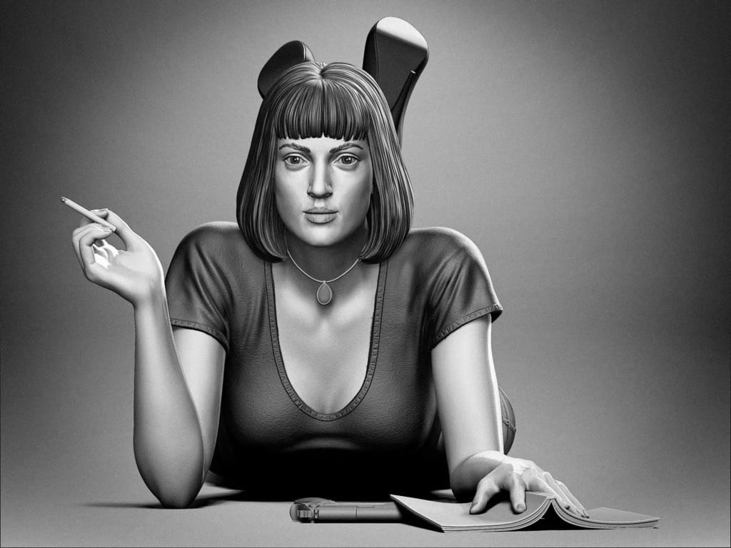 P站图纸印象馆 Stepanov 低俗小说 中米娅·华莱士 Stepanov 低俗小说 中米娅·华莱士