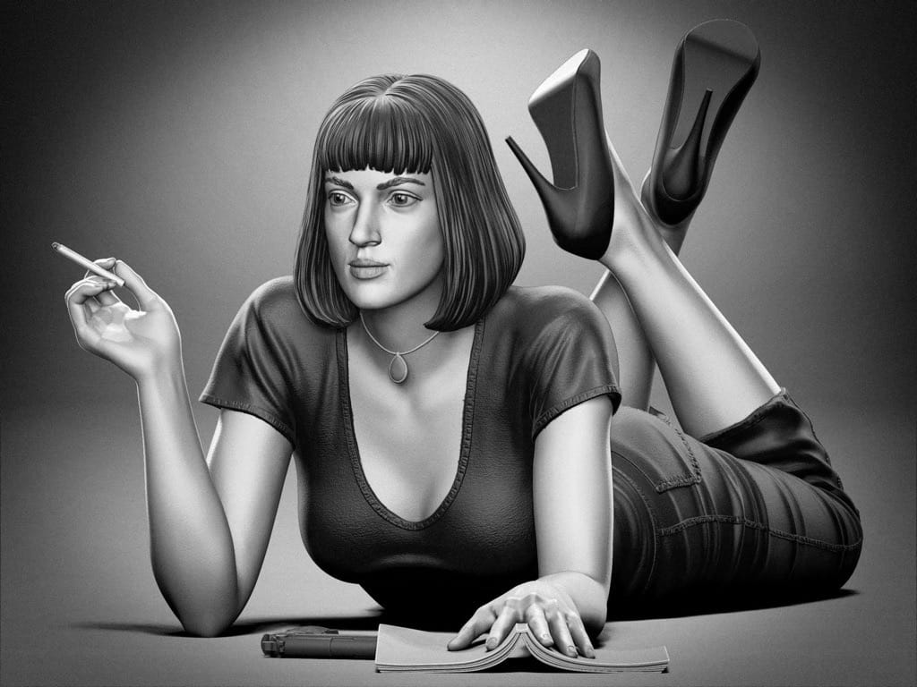 P站图纸印象馆 Stepanov 低俗小说 中米娅·华莱士 Stepanov 低俗小说 中米娅·华莱士