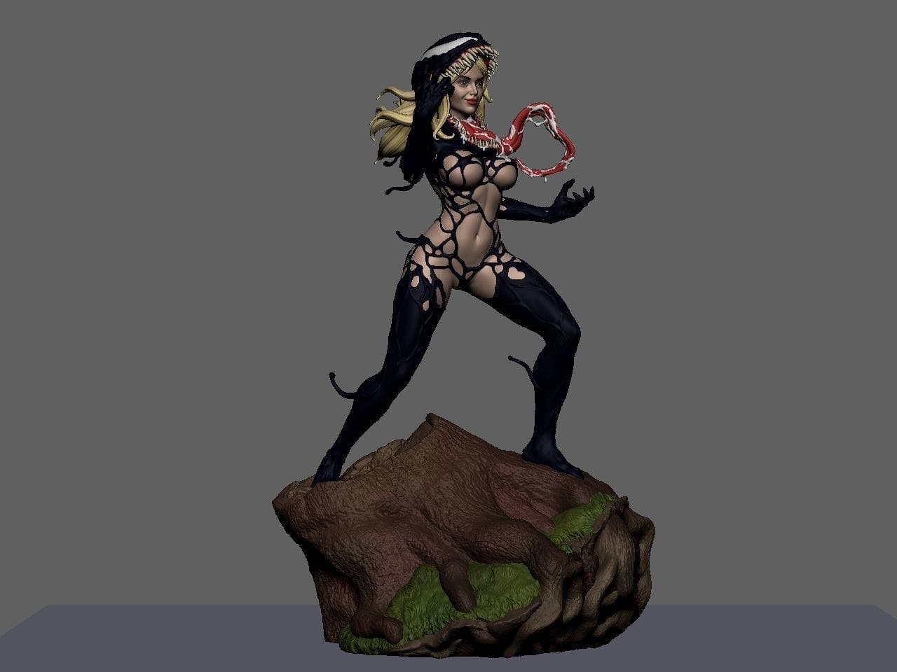 P站图纸印象馆 Stepanov 漫威 女毒液 Stepanov 漫威 女毒液