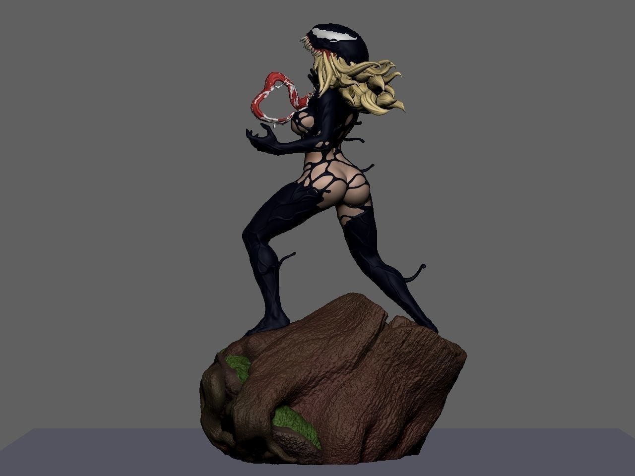 P站图纸印象馆 Stepanov 漫威 女毒液 Stepanov 漫威 女毒液