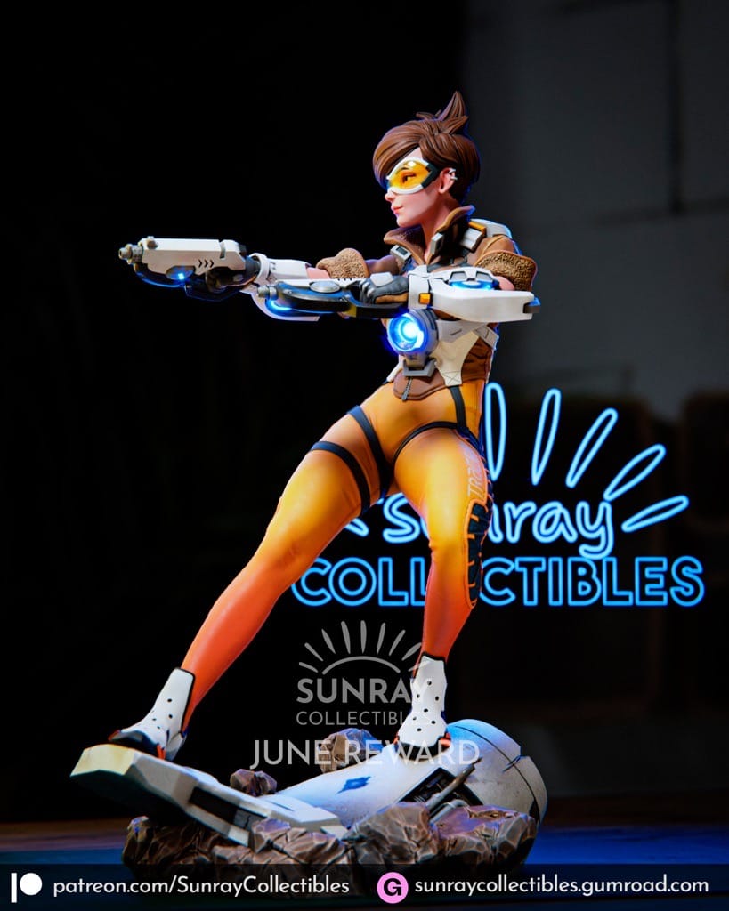 P站图纸印象馆 Sunray Collectibles 守望先锋 猎空 Sunray Collectibles 守望先锋 猎空